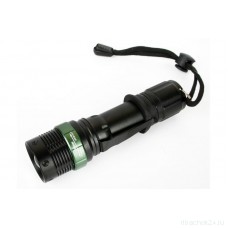Ultraflash фонарь ручной E142 (1x18650 1.2Ah или 3xR03) 1св/д 3W(250lm),черн/металл,3 реж,фокус,бокс